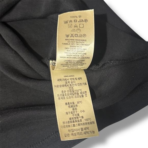 Burberry Brit Size Medium 3/4 Sleeve Black Top EUC {178} - Picture 6 of 11